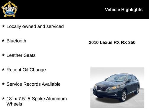 2010 Lexus RX 350 Base