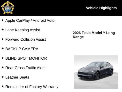 2026 Tesla Model Y Long Range