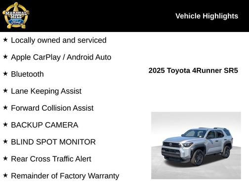 2025 Toyota 4Runner SR5
