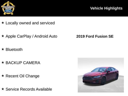 2019 Ford Fusion SE