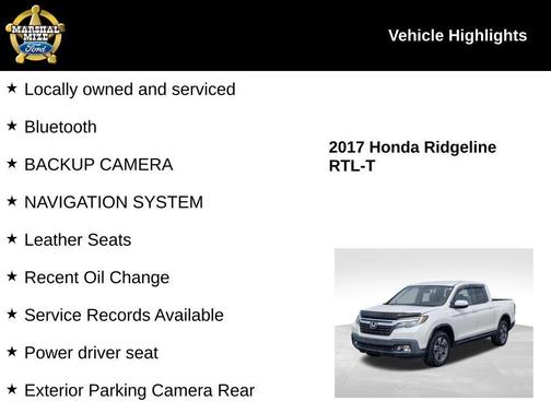 2017 Honda Ridgeline RTL-T