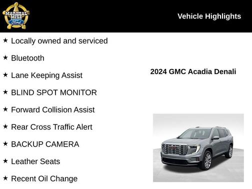 2024 GMC Acadia Denali