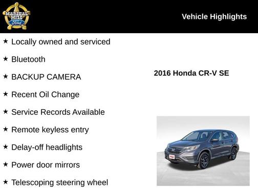 2016 Honda CR-V SE