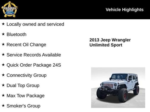 2013 Jeep Wrangler Unlimited Sport