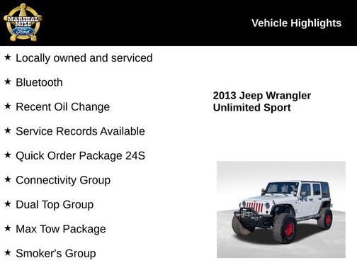 2013 Jeep Wrangler Unlimited Sport