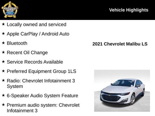 2021 Chevrolet Malibu 1LS