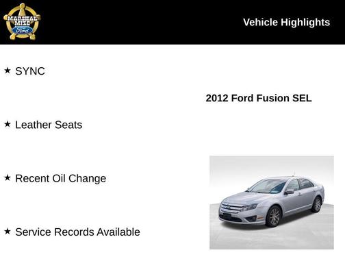 2012 Ford Fusion SEL
