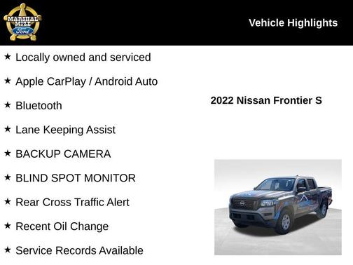 2022 Nissan Frontier S