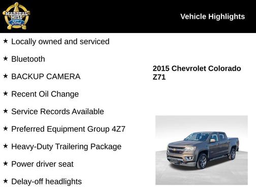 2015 Chevrolet Colorado Z71