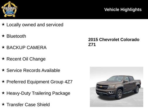 2015 Chevrolet Colorado Z71