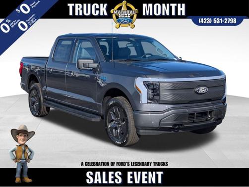 Carbonized Gray Metallic 2025 Ford F-150 Lightning Flash