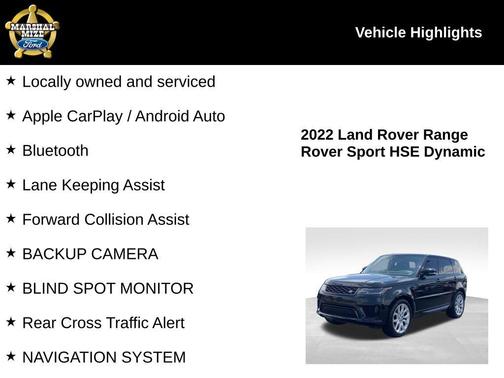2022 Land Rover Range Rover Sport HSE Dynamic