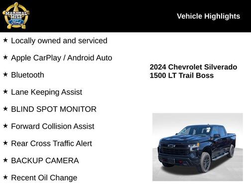 2024 Chevrolet Silverado 1500 LT Trail Boss