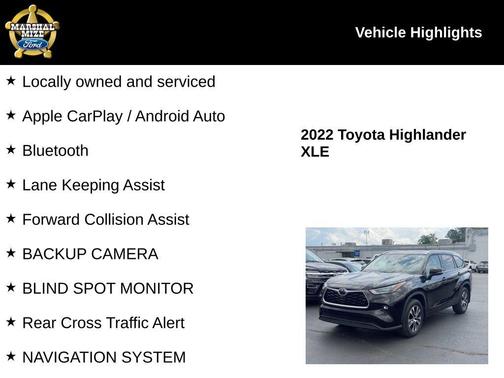 2022 Toyota Highlander XLE