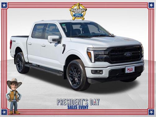 Space White Metallic 2025 Ford F-150 Lariat Truck