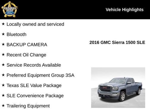 2016 GMC Sierra 1500 SLE