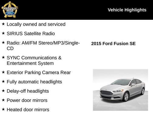 2015 Ford Fusion SE