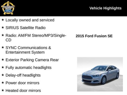 2015 Ford Fusion SE