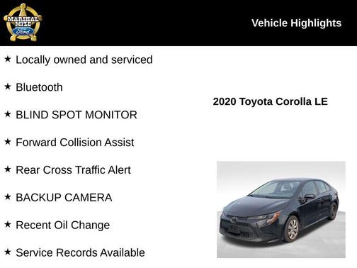 2020 Toyota Corolla LE