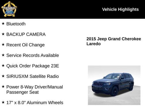 2015 Jeep Grand Cherokee Laredo