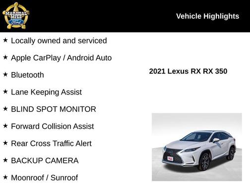 2021 Lexus RX 350 Base