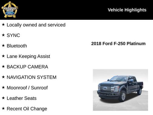 2018 Ford F-250 Platinum