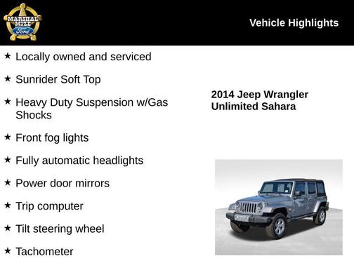 2014 Jeep Wrangler Unlimited Sahara