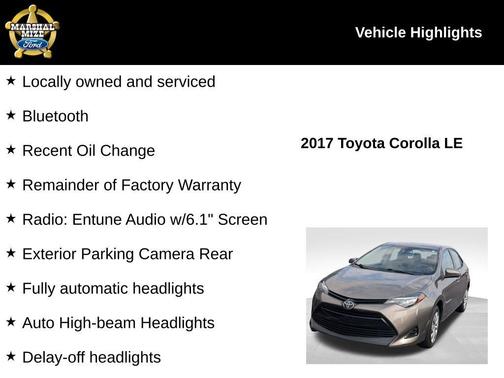 2017 Toyota Corolla L