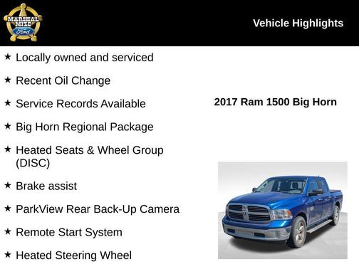 2017 RAM 1500 Big Horn
