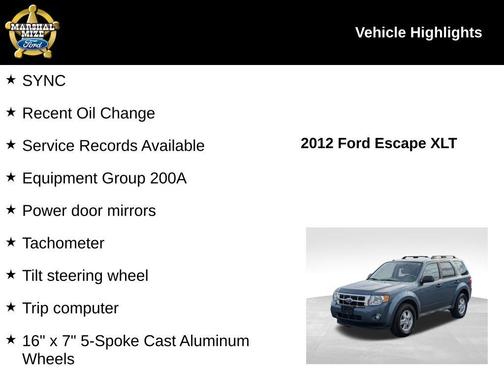 2012 Ford Escape XLT