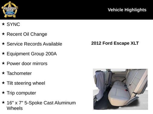 2012 Ford Escape XLT