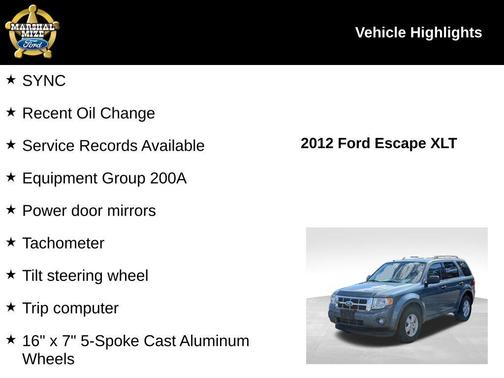 2012 Ford Escape XLT