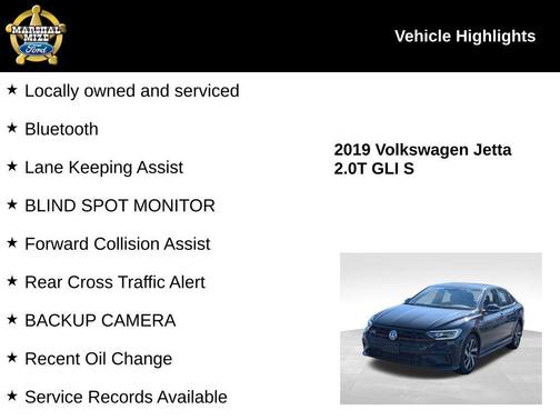 2019 Volkswagen Jetta GLI 2.0T S