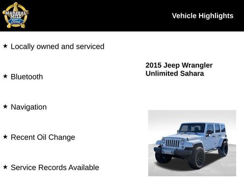 2015 Jeep Wrangler Unlimited Sahara