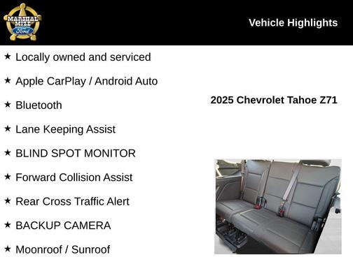 2025 Chevrolet Tahoe Z71