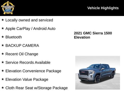 2021 GMC Sierra 1500 Elevation