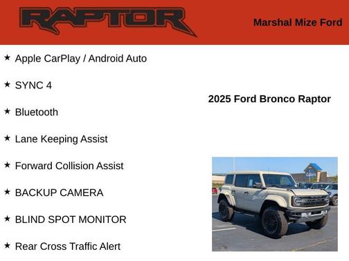 2025 Ford Bronco Raptor