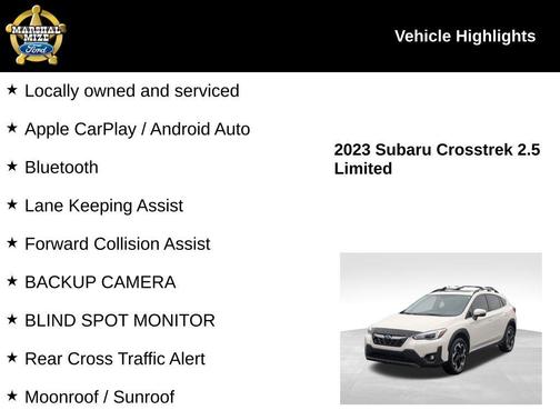 2023 Subaru Crosstrek Limited