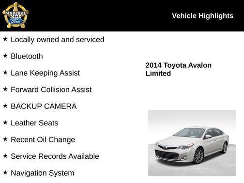 2014 Toyota Avalon Limited