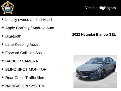 2022 Hyundai ELANTRA SEL