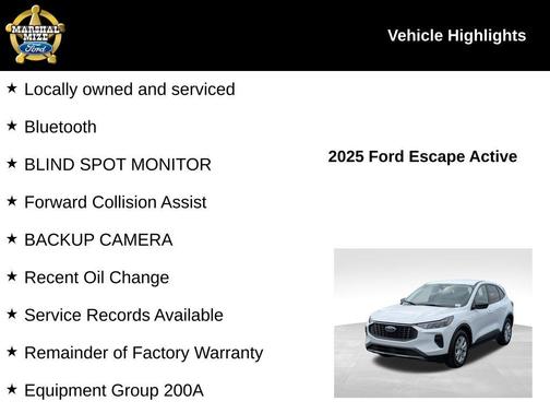 2025 Ford Escape Active