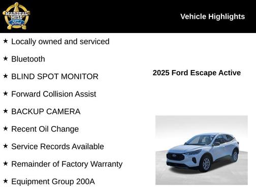 2025 Ford Escape Active