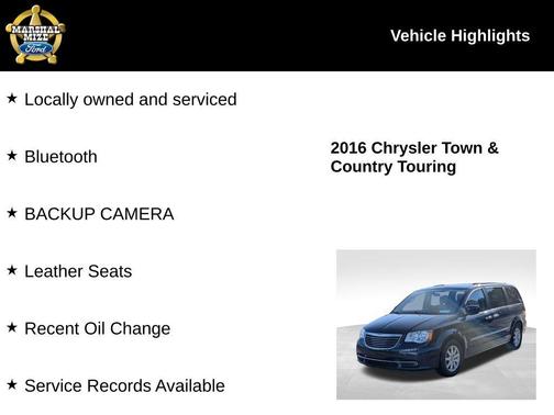 2016 Chrysler Town & Country Touring
