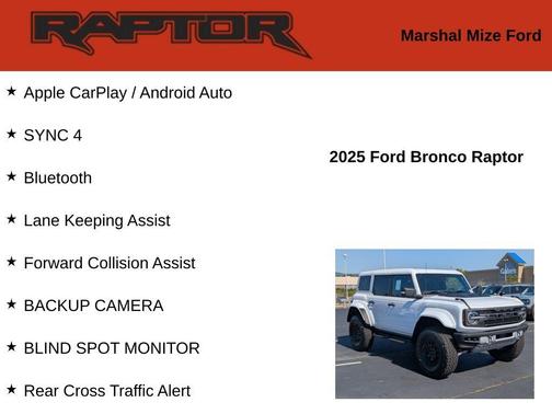 2025 Ford Bronco Raptor