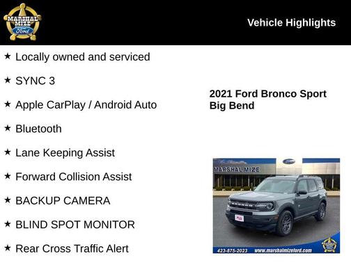 2021 Ford Bronco Sport Big Bend