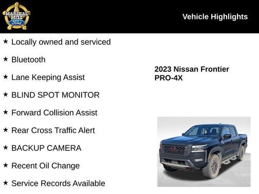 2023 Nissan Frontier PRO-4X