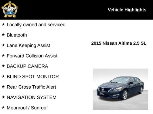 2015 Nissan Altima 2.5 SL