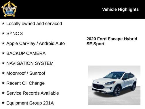 2020 Ford Escape SE Sport Hybrid