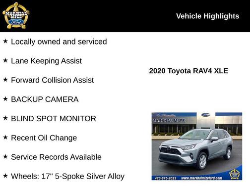 2020 Toyota RAV4 XLE