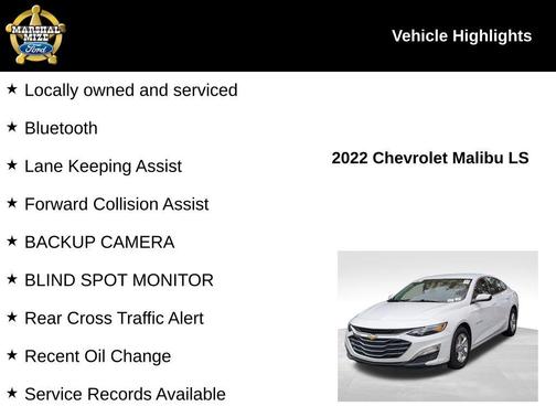 2022 Chevrolet Malibu 1LS